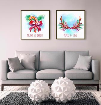 Christmas Decor Set of 2