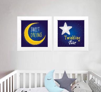 Star Moon Set of 2