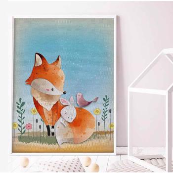 Woodland Fox Print