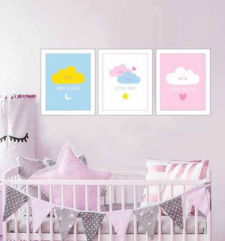 Funny Cloud Set of 3